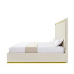 Aksel Beige Velvet King Bed Upholstered by Inspired Home 14 Aksel Beige Velvet King Bed Upholstered by Inspired Home -Inspired Home Sales Store beige inspired home platform beds bd417 02bek hd 4f 1000