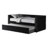 Lagrange Black Tufted Velvet Twin Daybed with Trundle by Best Master Furniture -Inspired Home Sales Store black best master furniture daybeds lt001vbk 64 1000