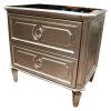 Blair 2-Drawer 29 in. H x 31 in. W x 21 in. D Bronze Mirrored Nightstand by Best Master Furniture -Inspired Home Sales Store bronze best master furniture nightstands t1810bn 64 1000