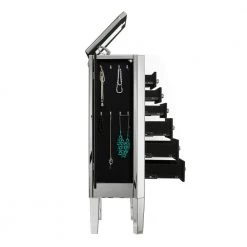 Aniyah Clear 16.5 in. W x 13.2 in. D x 43.3 in. H Jewelry Furniture Mirrored by Inspired Home 19 Aniyah Clear 16.5 in. W x 13.2 in. D x 43.3 in. H Jewelry Furniture Mirrored by Inspired Home -Inspired Home Sales Store clear inspired home jewelry armoires jf207 09nc hd 76 1000