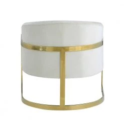 Hailey Cream Velvet Arm Chair with Gold Base by Best Master Furniture -Inspired Home Sales Store cream best master furniture accent chairs hx10vw 66 1000