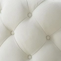 Drita Cocktail Table Ottoman Cream White Linen Tufted Allover Round Caster Leg by Inspired Home 17 Drita Cocktail Table Ottoman Cream White Linen Tufted Allover Round Caster Leg by Inspired Home -Inspired Home Sales Store cream white linen inspired home ottomans on95 03cw hd fa 1000