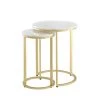Marley Gold End Table with Natural Marble Top by Inspired Home 1 Marley Gold End Table with Natural Marble Top by Inspired Home -Inspired Home Sales Store gold inspired home end side tables et131 24wg hd 64 1000