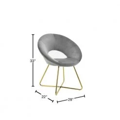 Jasmine Velvet With Gold Plated legs Accent Chair, Grey by Best Master Furniture 10 Jasmine Velvet With Gold Plated legs Accent Chair, Grey by Best Master Furniture -Inspired Home Sales Store grey gold best master furniture accent chairs wy439g 40 1000