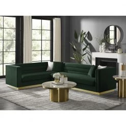 Annemarie 85in Width Square Arm Style Upholstered Velvet Tufted L Shaped Sofa in Hunter Green by Inspired Home 13 Annemarie 85in Width Square Arm Style Upholstered Velvet Tufted L Shaped Sofa in Hunter Green by Inspired Home -Inspired Home Sales Store hunter green inspired home sofas couches cl459 02hg hd 31 1000