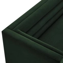 Annemarie 69in Width Square Arm Style Upholstered Velvet Tufted L Shaped Sofa in Hunter Green by Inspired Home -Inspired Home Sales Store hunter green inspired home sofas couches sl459 02hg hd 77 1000