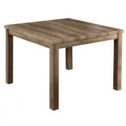 Harold 48 in. Square Light Gray Wood Counter Height Dining Table by Best Master Furniture