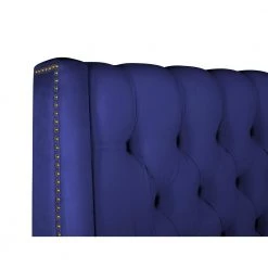 Bellanova Navy Blue Tufted Velvet King Platform Bed by Best Master Furniture 9 Bellanova Navy Blue Tufted Velvet King Platform Bed by Best Master Furniture -Inspired Home Sales Store navy blue best master furniture platform beds b1930vbek c3 1000
