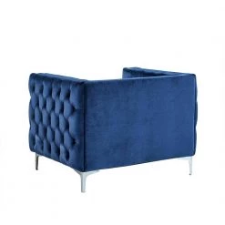 Olivia Velvet Club Arm Chair Navy Button Tufted Nailhead Trim Metal Y-Leg by Inspired Home 17 Olivia Velvet Club Arm Chair Navy Button Tufted Nailhead Trim Metal Y-Leg by Inspired Home -Inspired Home Sales Store navy silver velvet inspired home accent chairs cc01 02ny hd 44 1000