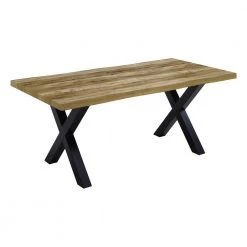 Dolph 71 in. Rustic Natural Oak Wood Rectangular Dining Table by Best Master Furniture