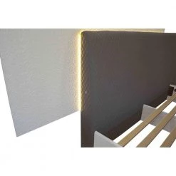 Naple Gray California King Silver Modern Platform Bed by Best Master Furniture -Inspired Home Sales Store silver line best master furniture platform beds naplsck c3 1000