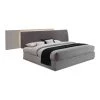 Naple Gray Silver Queen Modern Platform Bed by Best Master Furniture -Inspired Home Sales Store silver line best master furniture platform beds naplsq 64 1000
