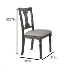 Demi 6 Pcs Dinette Set by Best Master Furniture -Inspired Home Sales Store weathered grey best master furniture dining room sets demisg6 1f 1000