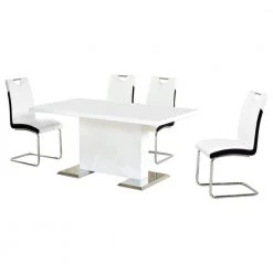Bono 5-Piece White Rectangular Dining Set by Best Master Furniture