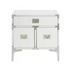 Ida Lacquered White/Chrome End Table Metal Leg Nightstand by Inspired Home 1 Ida Lacquered White/Chrome End Table Metal Leg Nightstand by Inspired Home -Inspired Home Sales Store white chrome inspired home end side tables st20 09we hd 64 1000