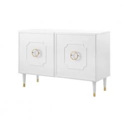 Keao White Sideboard 2-Doors by Inspired Home